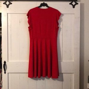 City Chic Dresses - City Chic sz 18w Red, Cap Sleeve, Mid Length Dress City Chic Dresses - City Chic sz 18w Red, Cap Sleeve, Mid Length Dress
